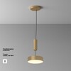 Миниатюра фото потолочный светодиодный светильник maytoni zon c032cl-24w3k-rd-mg | 220svet.ru